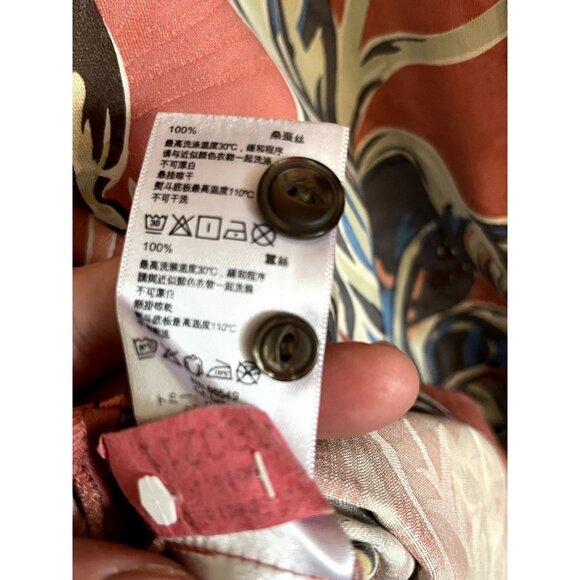 Tommy Bahama 100% Silk Men's Tropical Bird of Paradise Hawaiian Shirt XXL/TTG - Picture 9 of 12